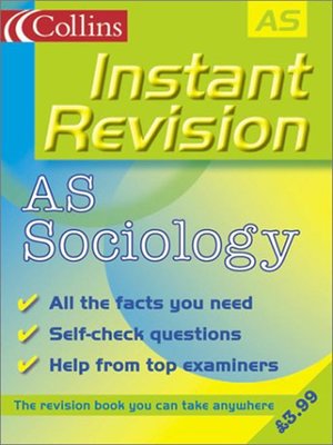 cover image of Instant Revision: AS Sociology